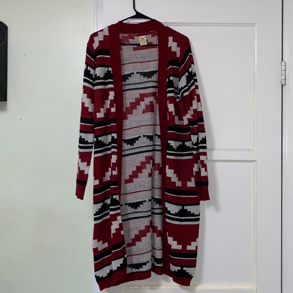 Patterned cardigan